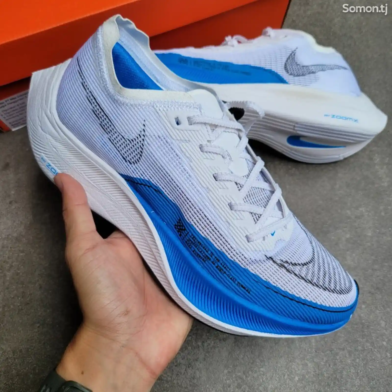 Кроссовки Nike Vaporfly running Shoes Blue And White