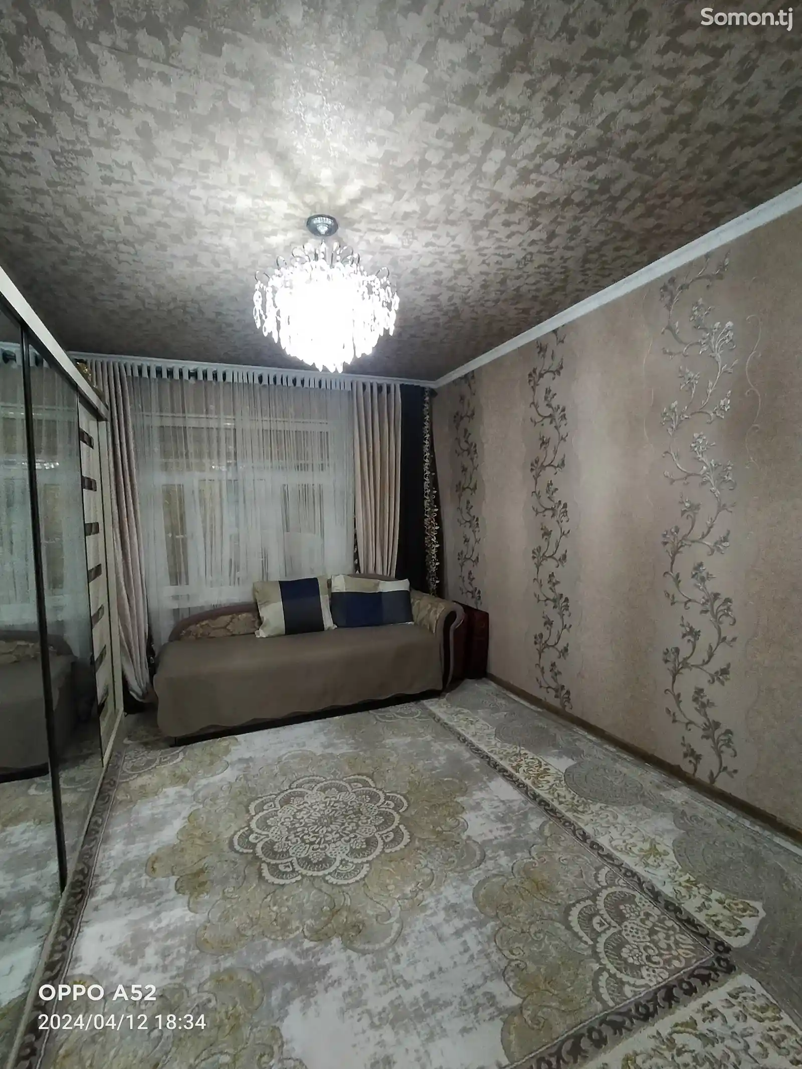 3-комн. квартира, 2 этаж, 49 м², н.Рудаки-9