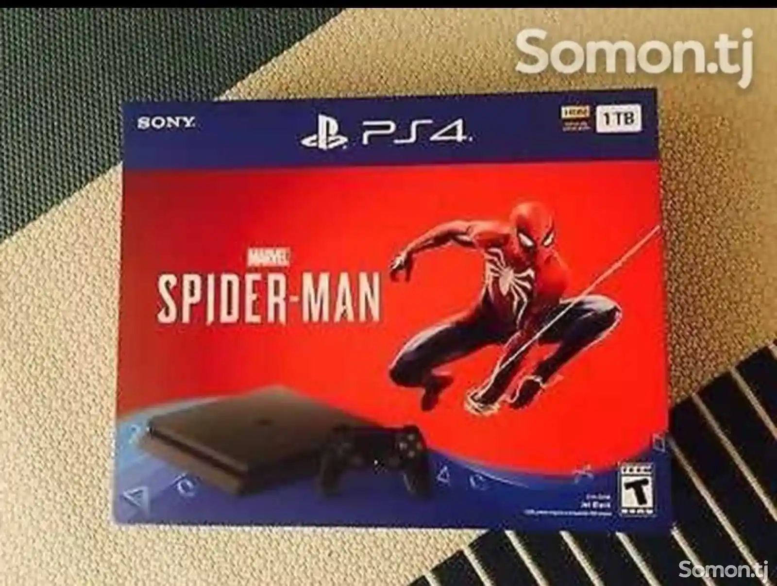 Игровая приставка Sony PlayStation 4 Slim 1TB + 25игр Spiderman Editio-1