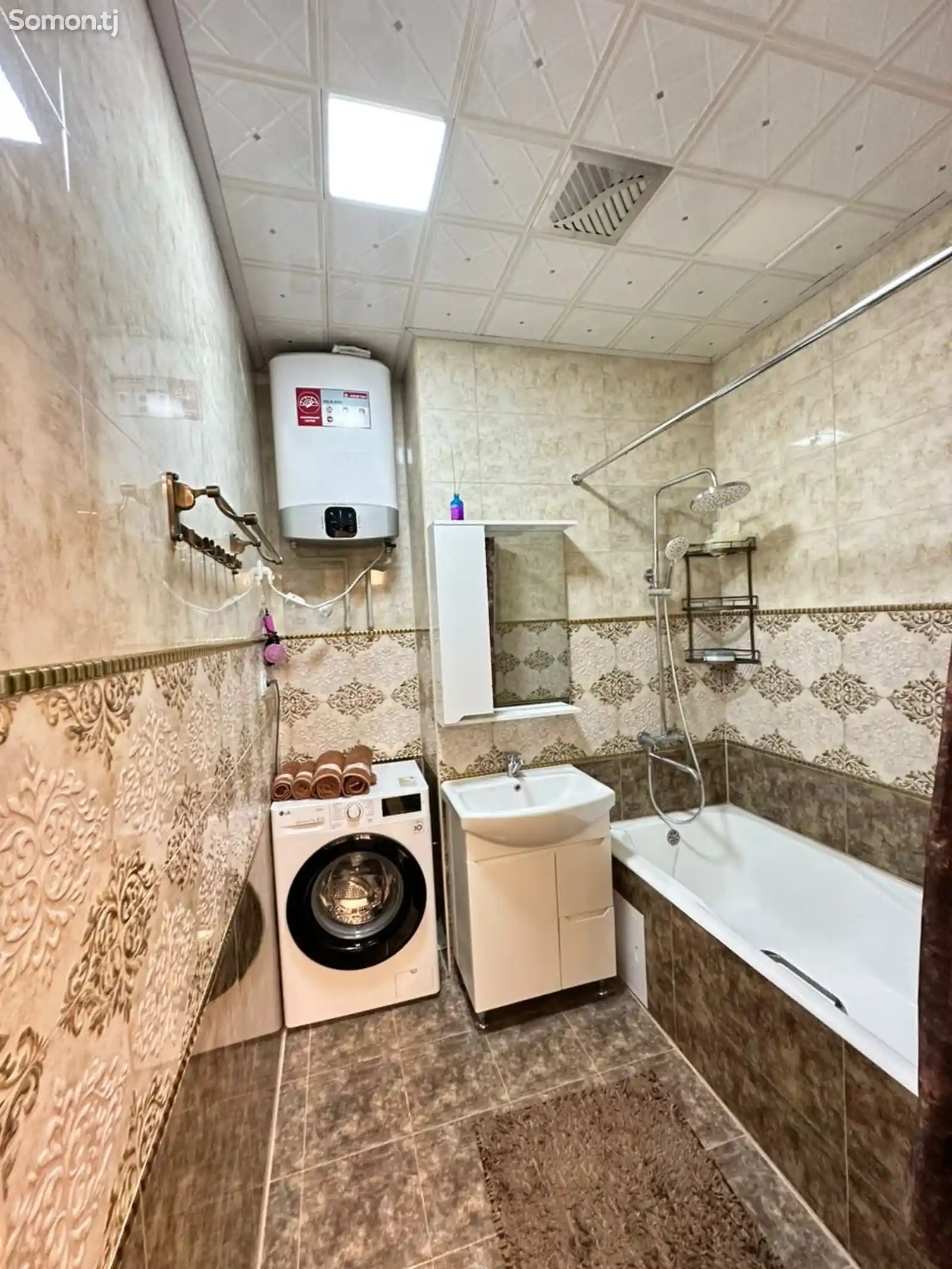 2-комн. квартира, 8 этаж, 100 м², Исмоили Сомони, Ориенбанк-9