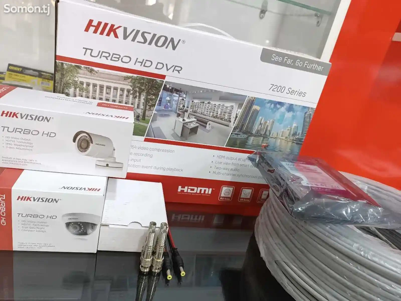 Камера видеонаблюдения Hikvision 1MP 2шт-3