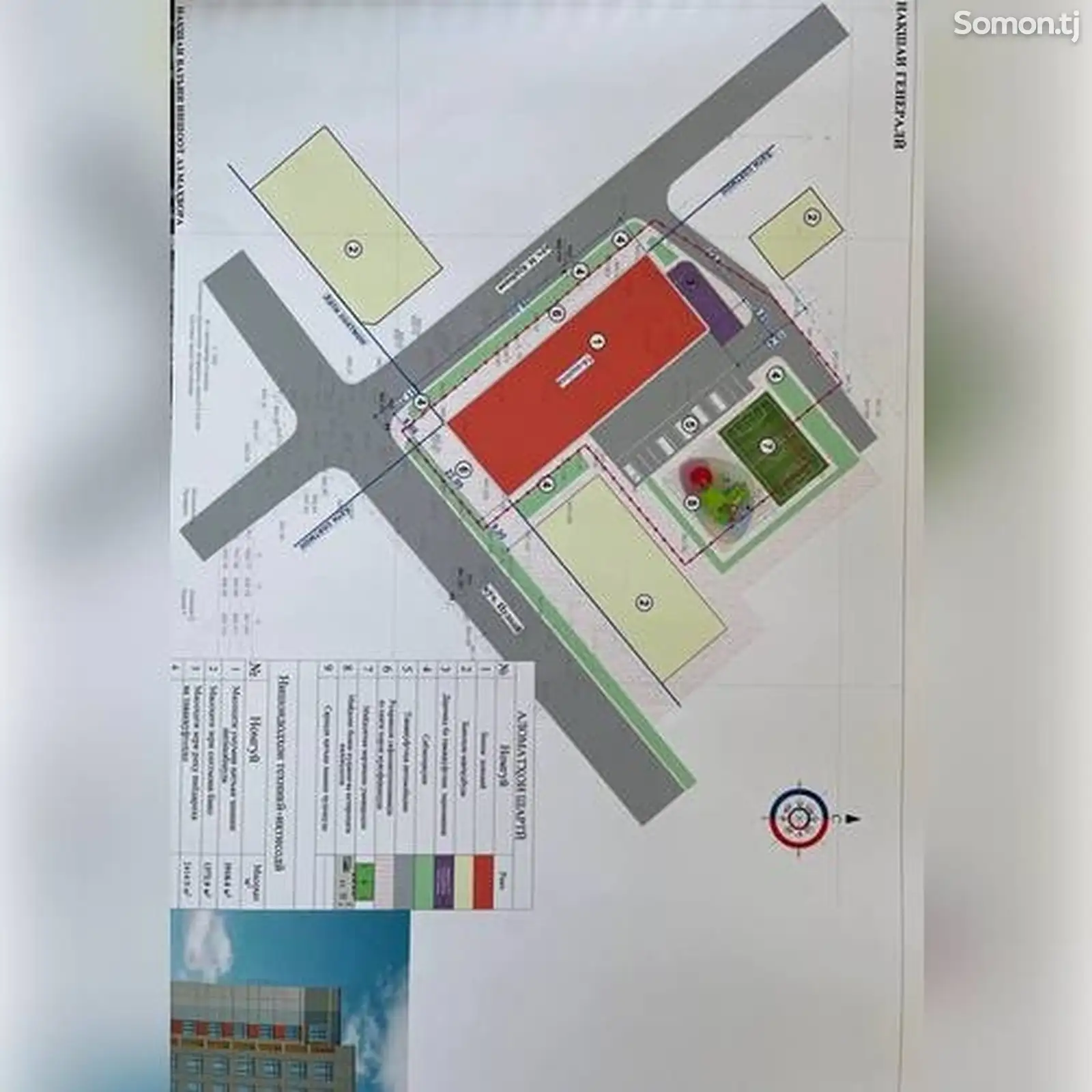 1-комн. квартира, 10 этаж, 63 м², Шохмансур-4