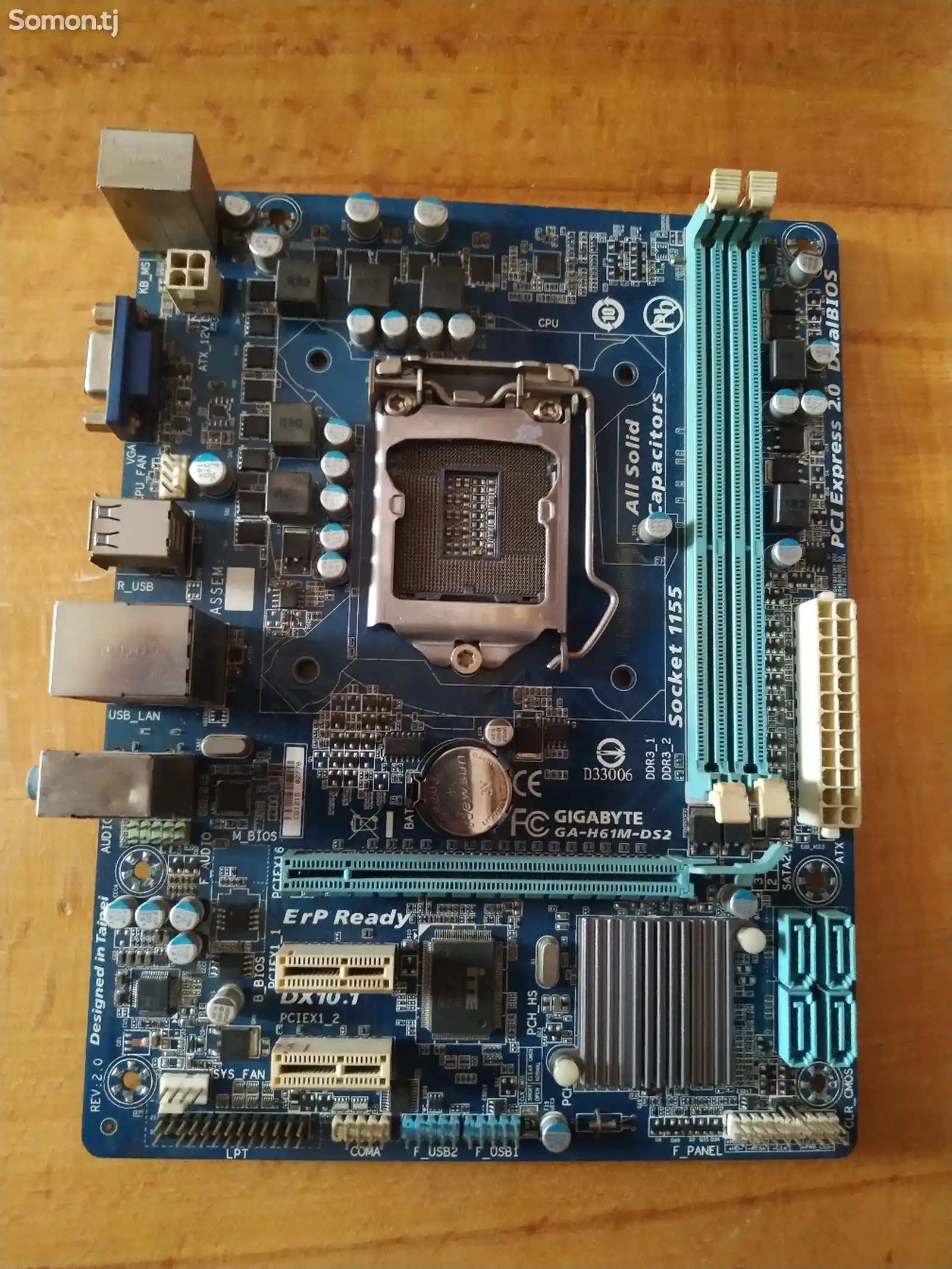 Материнская плата gigabyte h61 1155