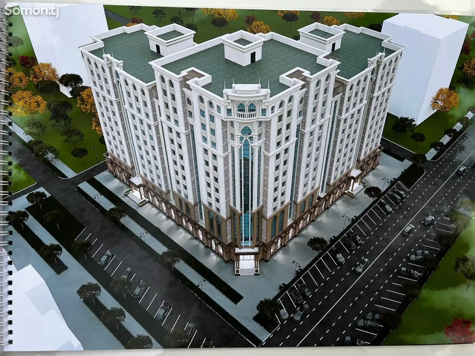 1-комн. квартира, 13 этаж, 71 м², центр-1