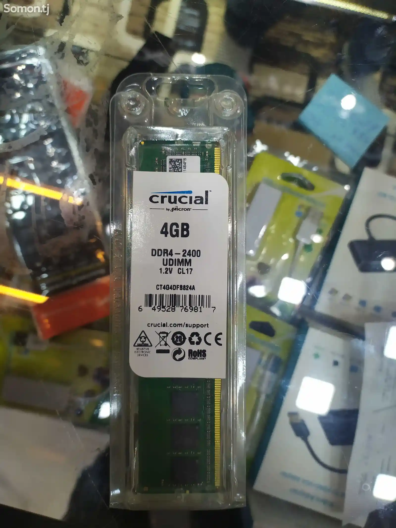 Оперативная память RAM Crucial DDR4 4GB 2400МГц