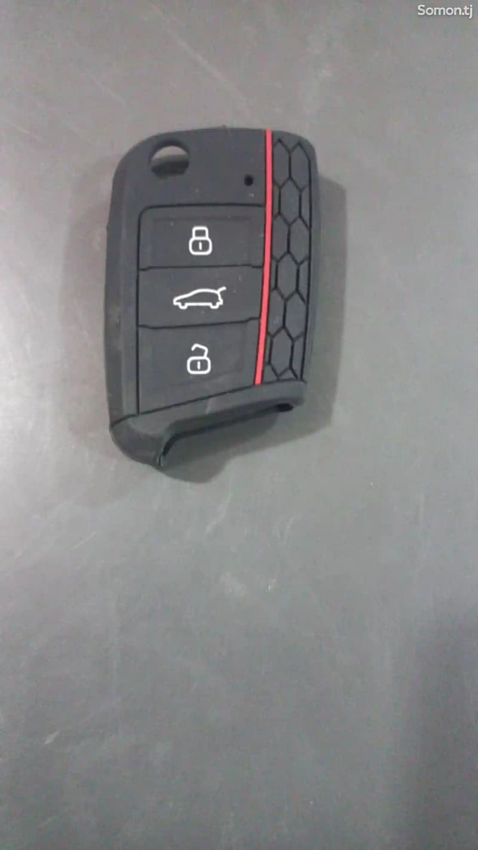 Силиконовый чехол для автомобильного ключа для VW Golf 7 MK7 3 кнопочный-1
