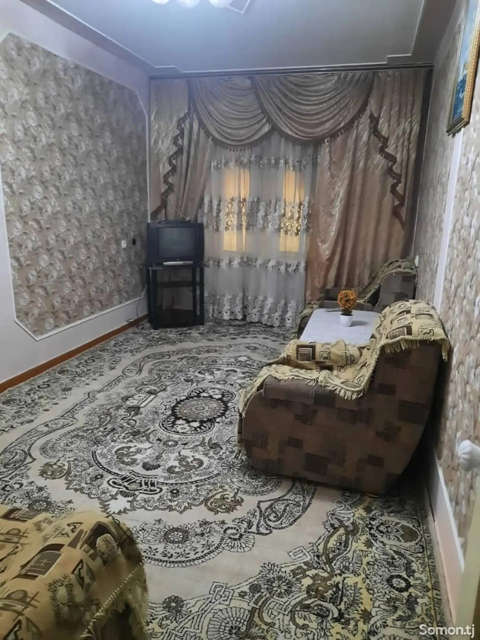 3-комн. квартира, 1 этаж, 97 м², Бустон-1