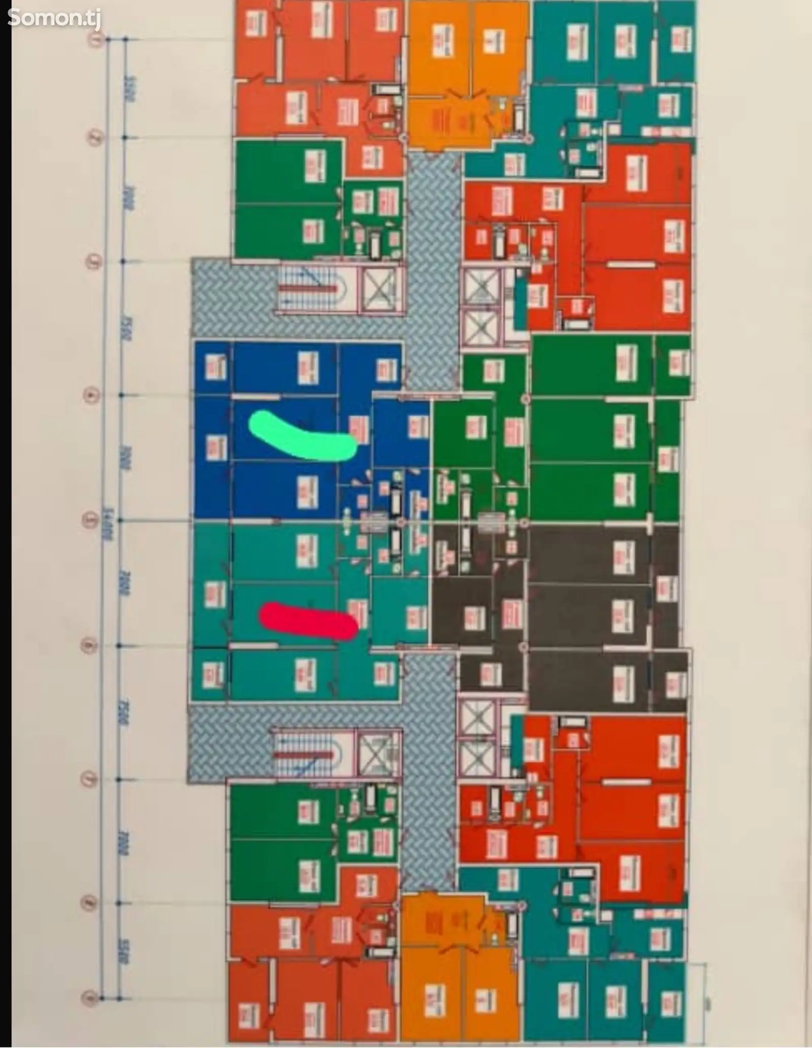 3-комн. квартира, 8 этаж, 118 м², Цирк-2