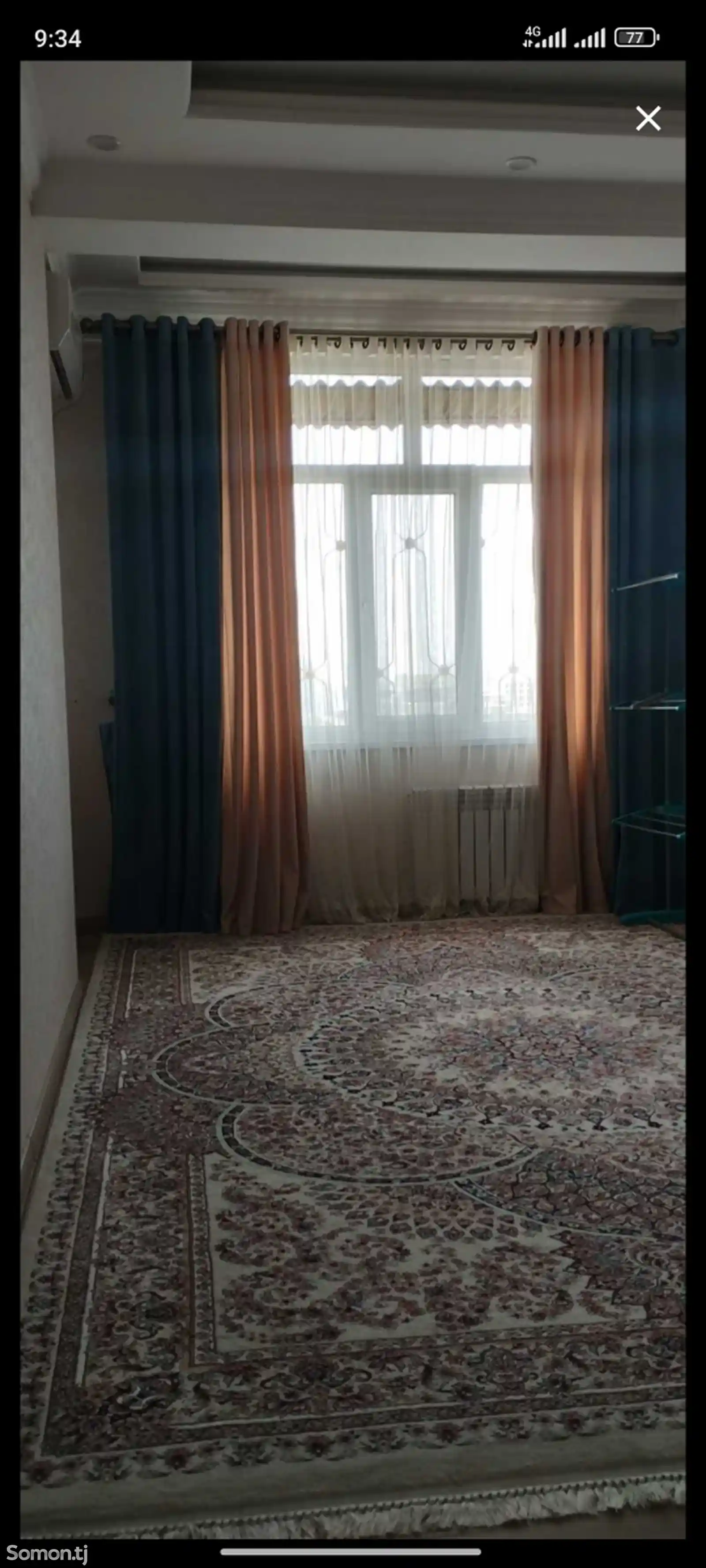 3-комн. квартира, 15 этаж, 60м², Рудаки 102-11