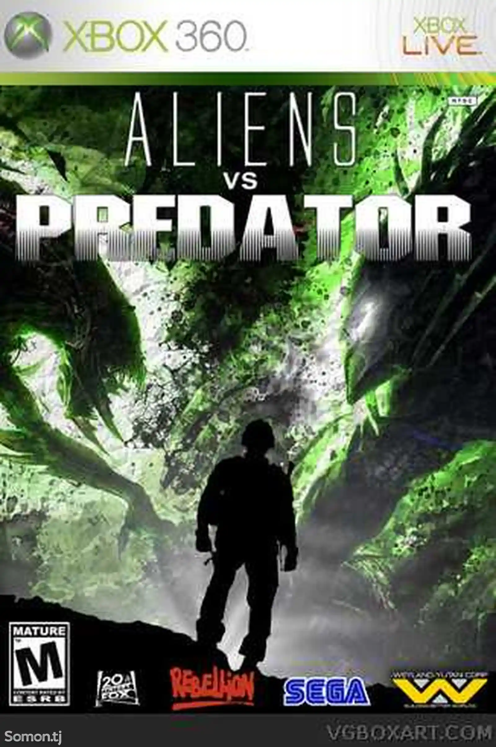 Игра Aliens predators для Xbox 360