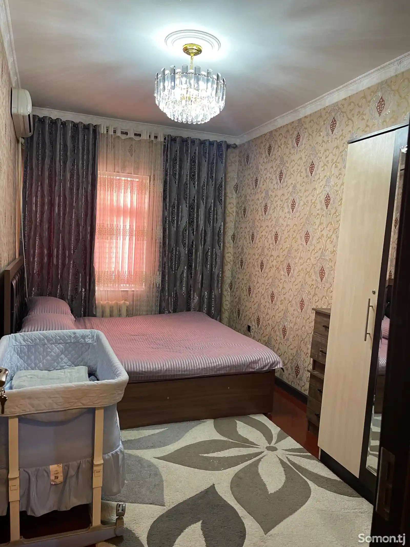 2-комн. квартира, 5 этаж, 55 м², Сомони-2