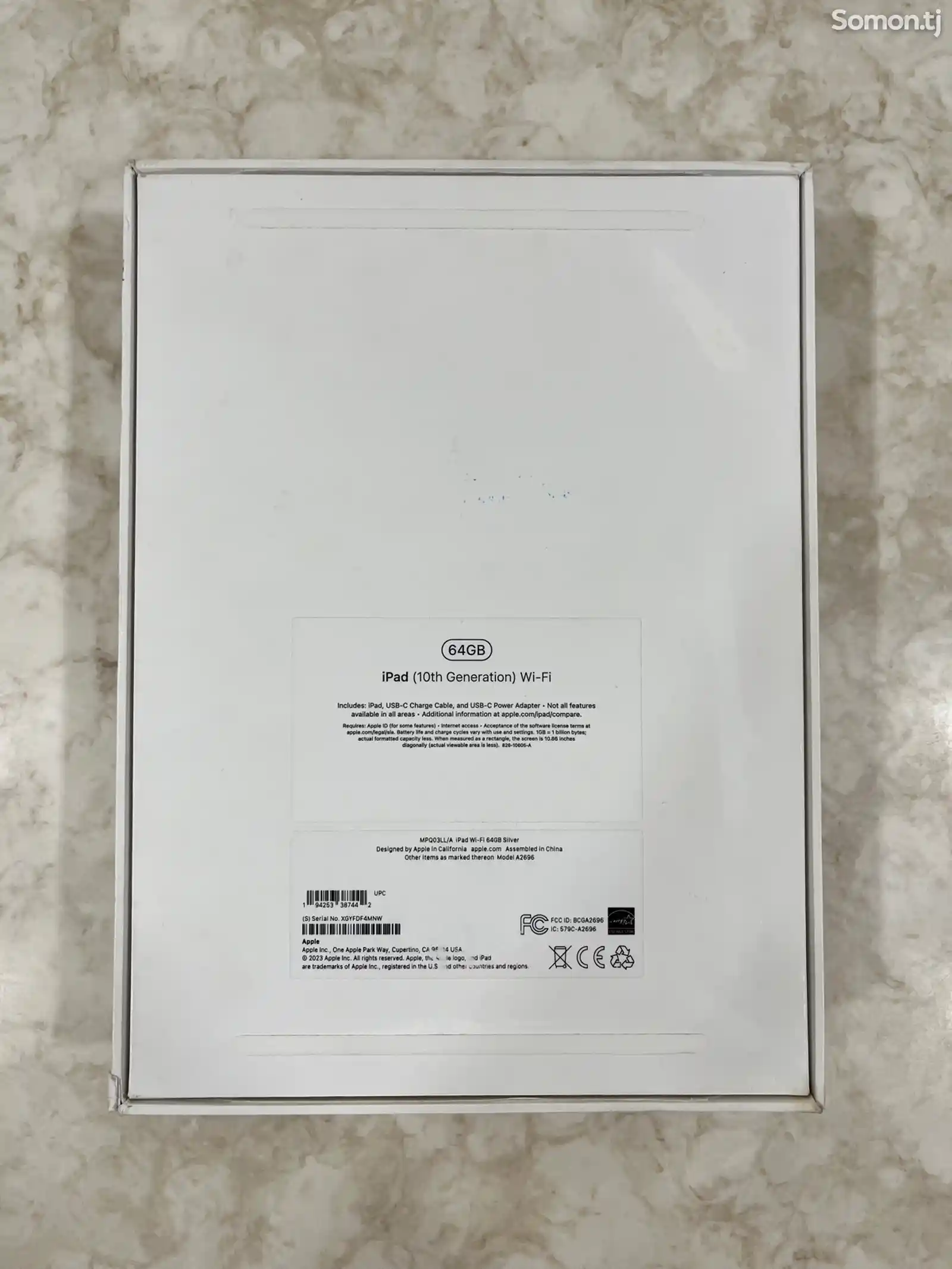 Планшет Apple IPad 10 2022 Wi-Fi-5