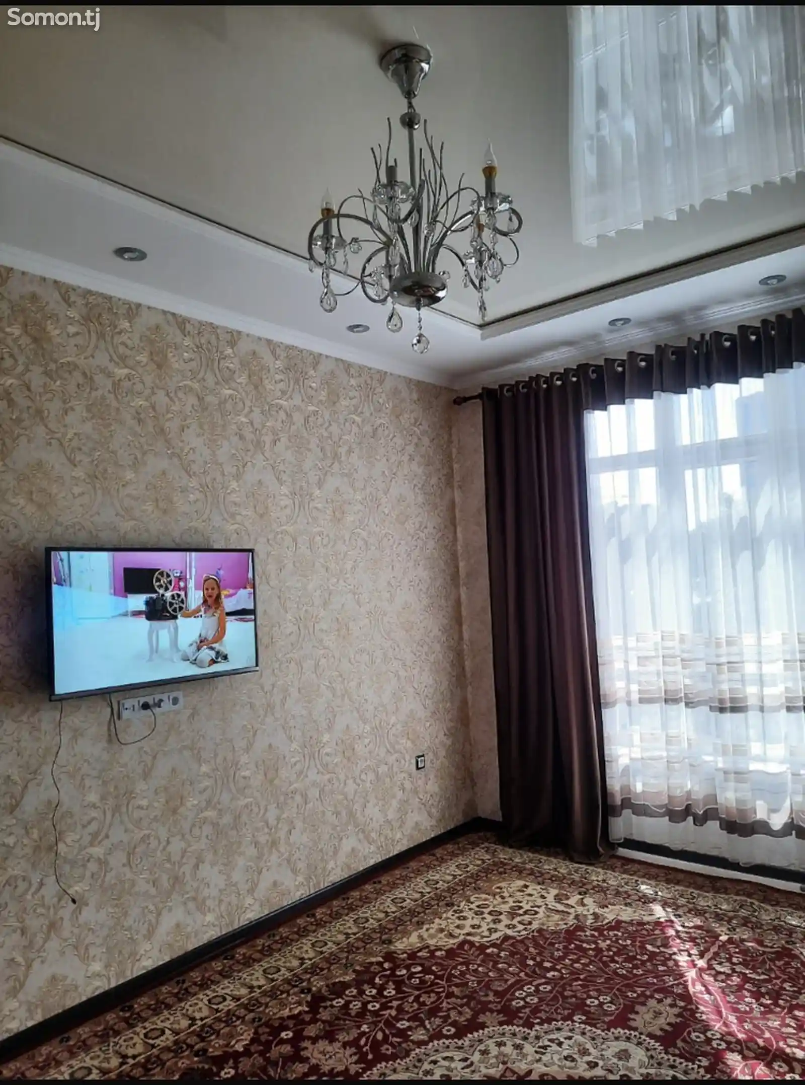 2-комн. квартира, 4 этаж, 65м², Сомони-4