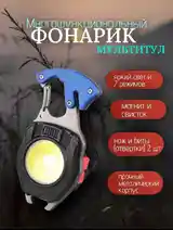 Фонарь брелок мультитул с магнитом-2