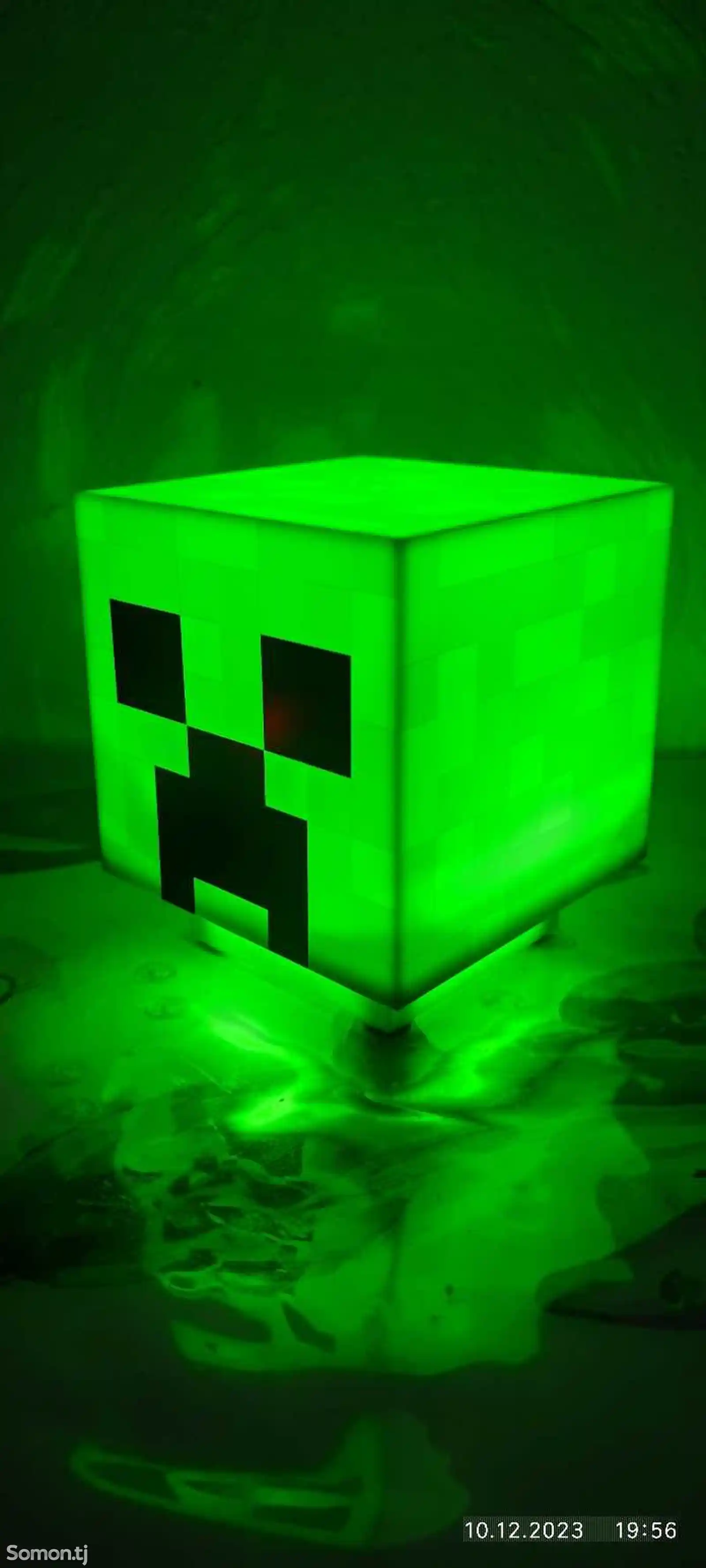 Светильник-ночник Крипер из Minecraft-2