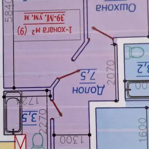 1-комн. квартира, 9 этаж, 39 м², повороти Ленинград