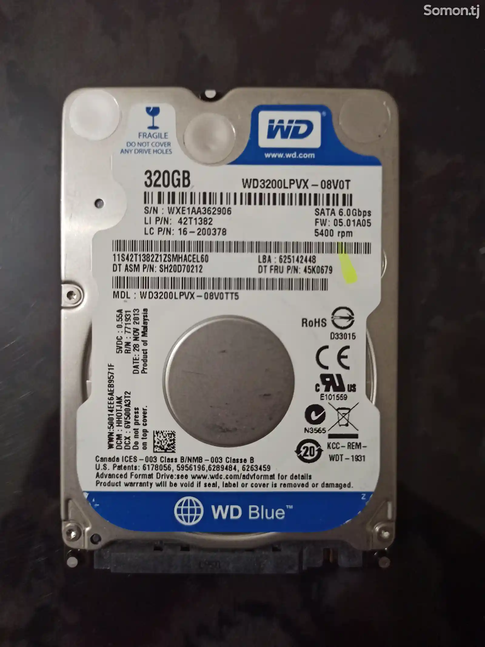 Жесткий диск HDD 320gb