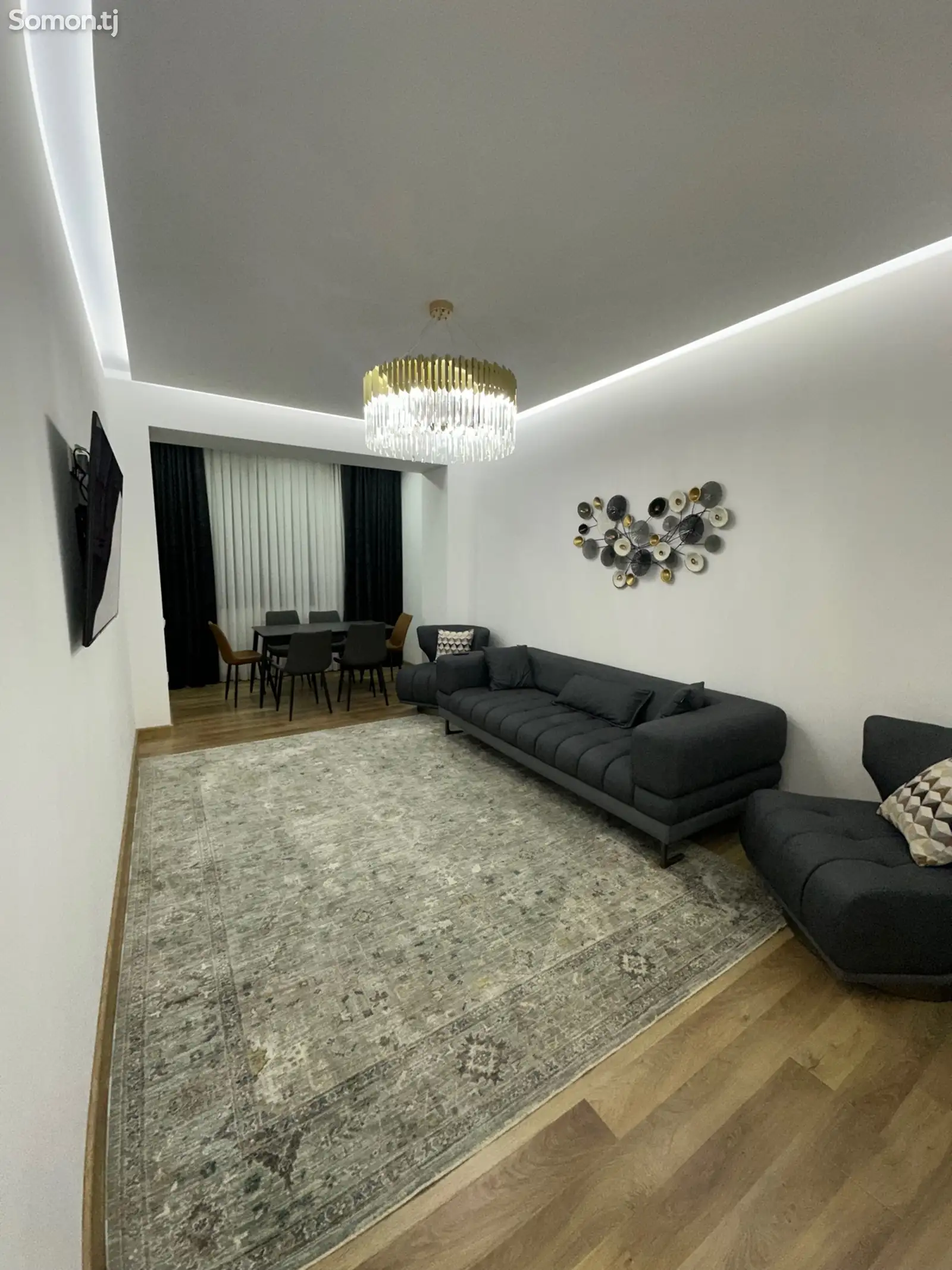 2-комн. квартира, 17 этаж, 64м², Шохмансур-1