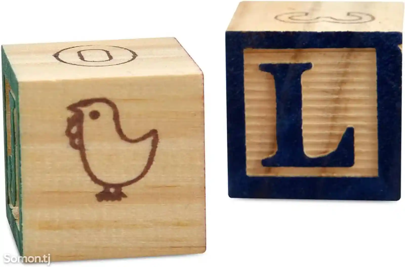 ABC Деревянные блоки. Кубики с буквами, рисунками и цифрами. 27-кубиков. 3,5х3,5-5