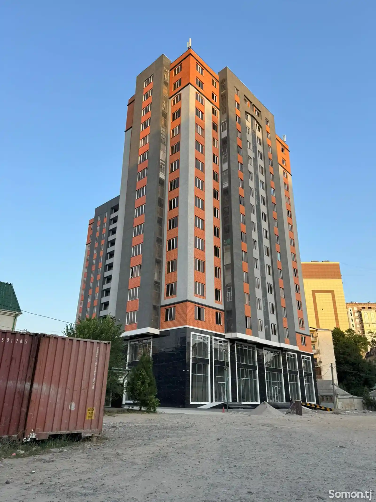 2-комн. квартира, 10 этаж, 60 м², Исмоили Сомони-1