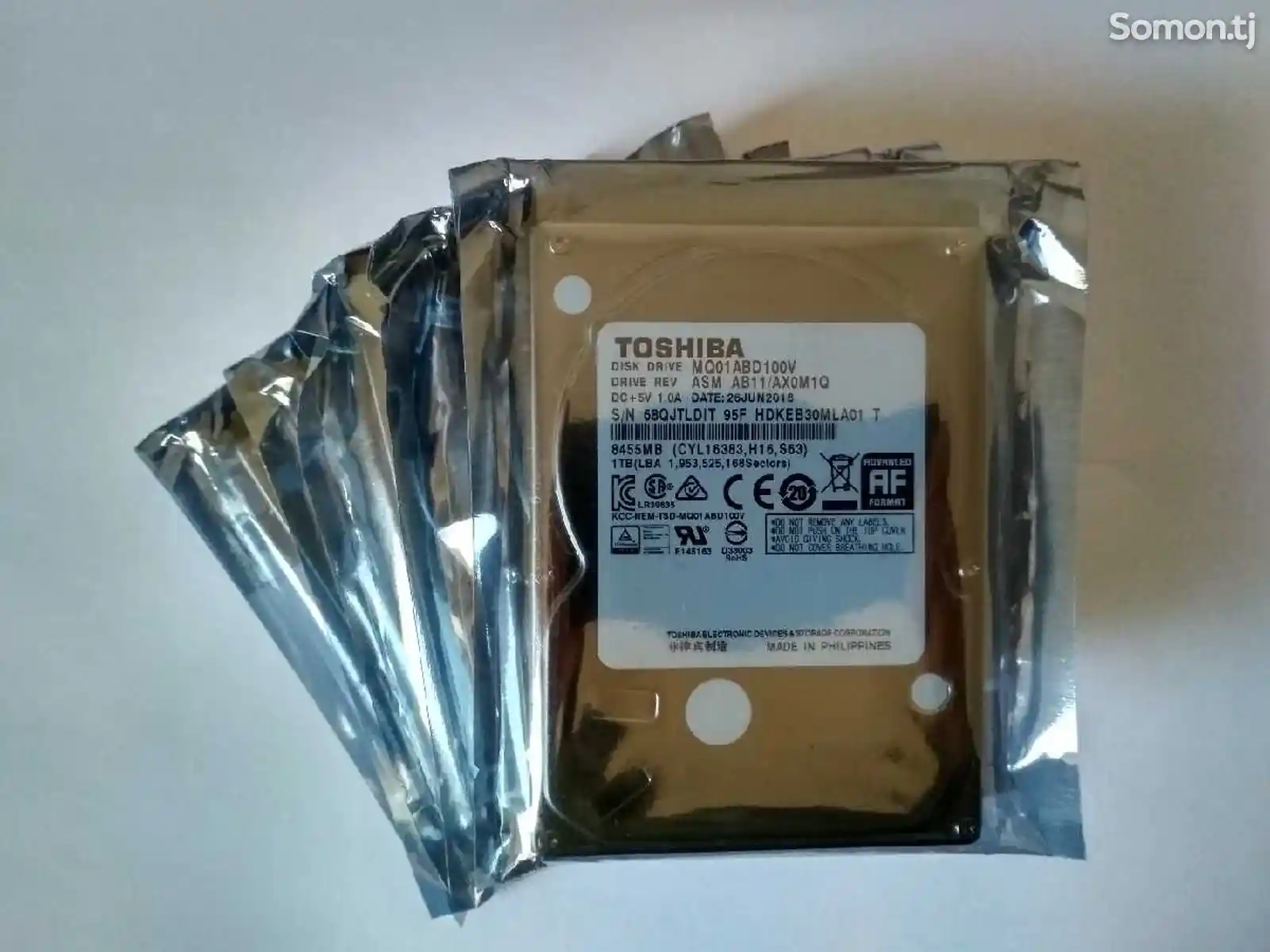 Жёсткий диск для ноутбука Toshiba 1TB-3