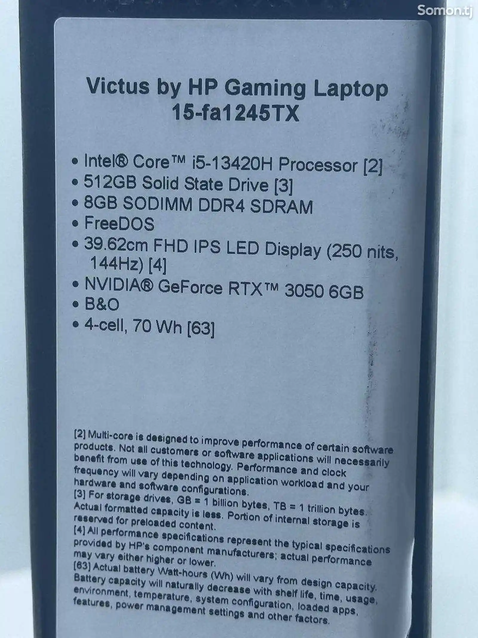 Ноутбук Hp Victus Gaming Laptop 15/i5-13420H-2
