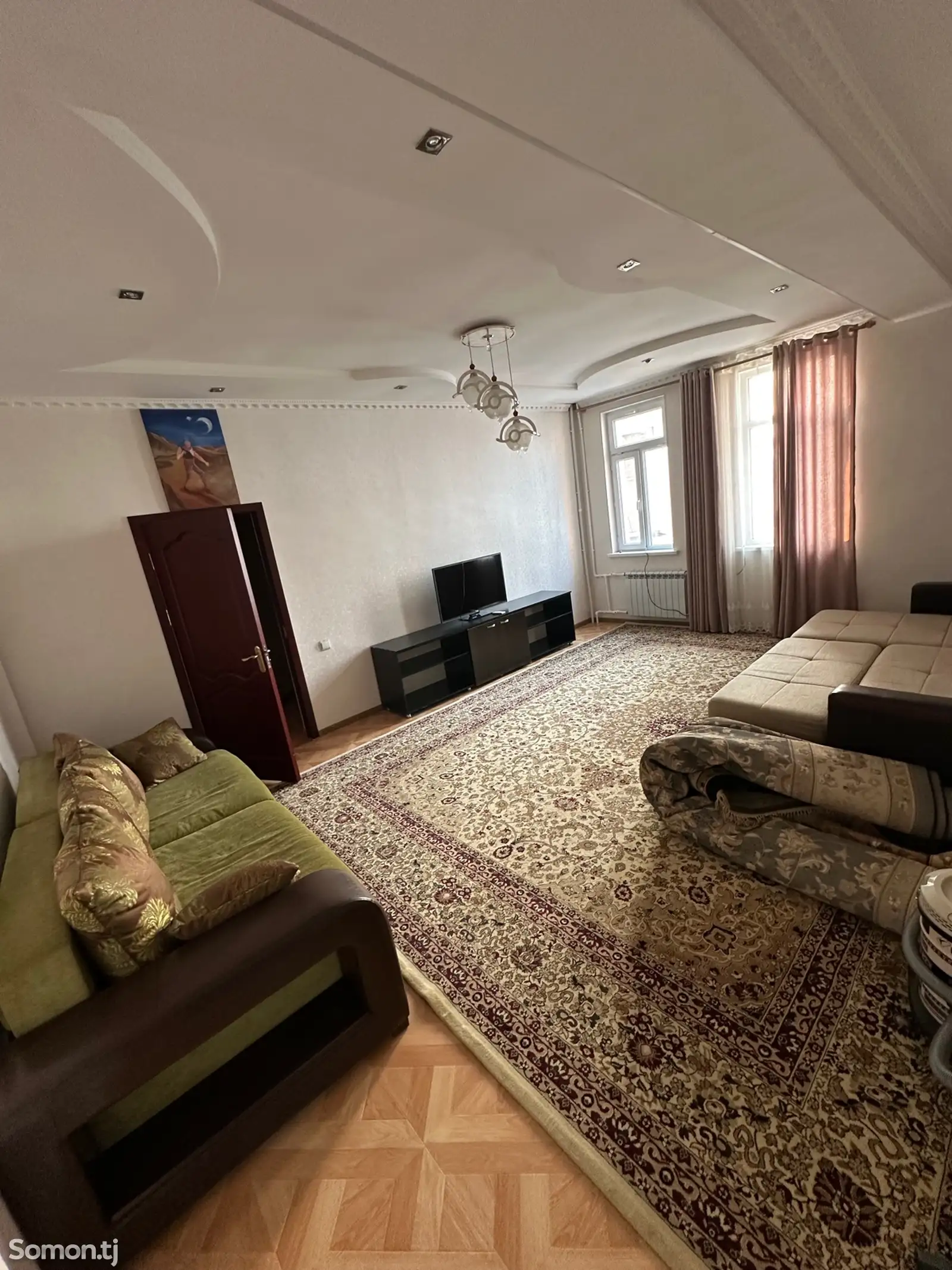 1-комн. квартира, 11 этаж, 55 м², Сомони-1