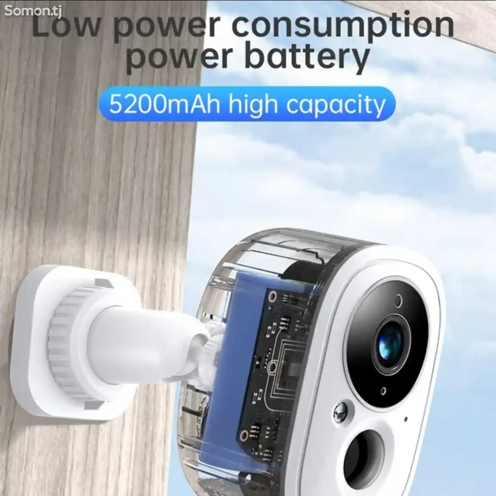Камера видеонаблюдения 2К wifi-4