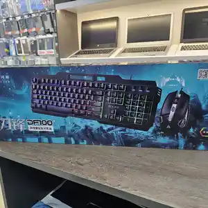 Игровая клавиатура и мышка DF 100