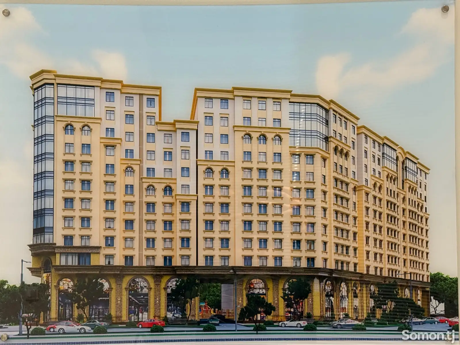 3-комн. квартира, 4 этаж, 132 м², Шохмансур-1