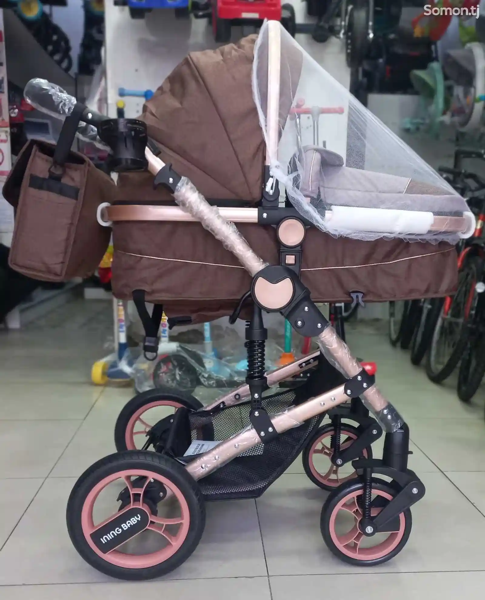 Детская коляска трансформер 3в1 Ining baby-3