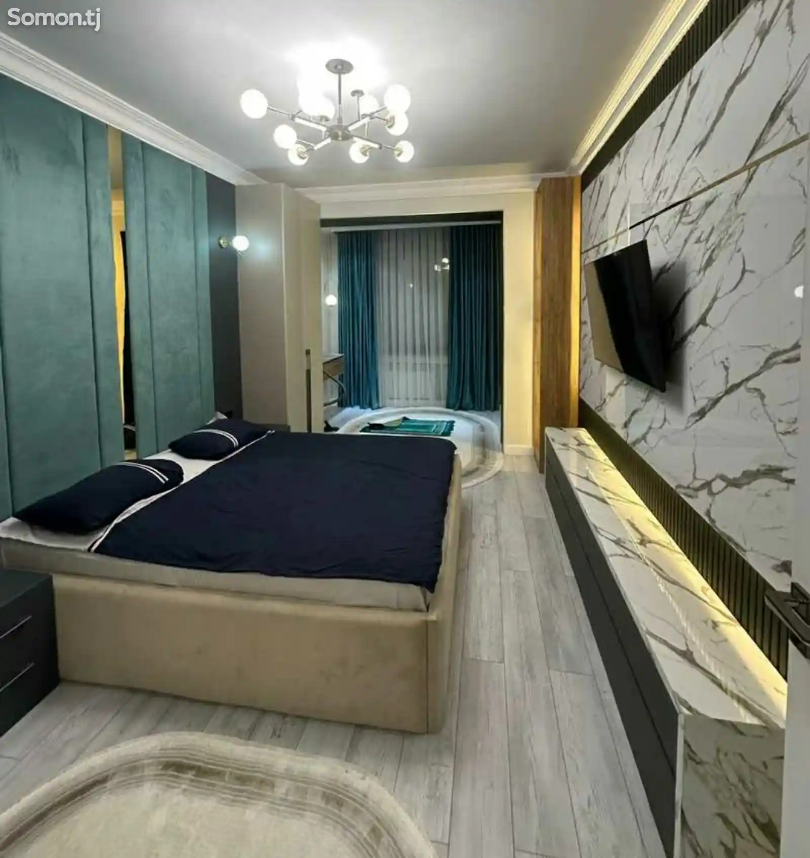 2-комн. квартира, 12 этаж, 75м², Шохмансур-2