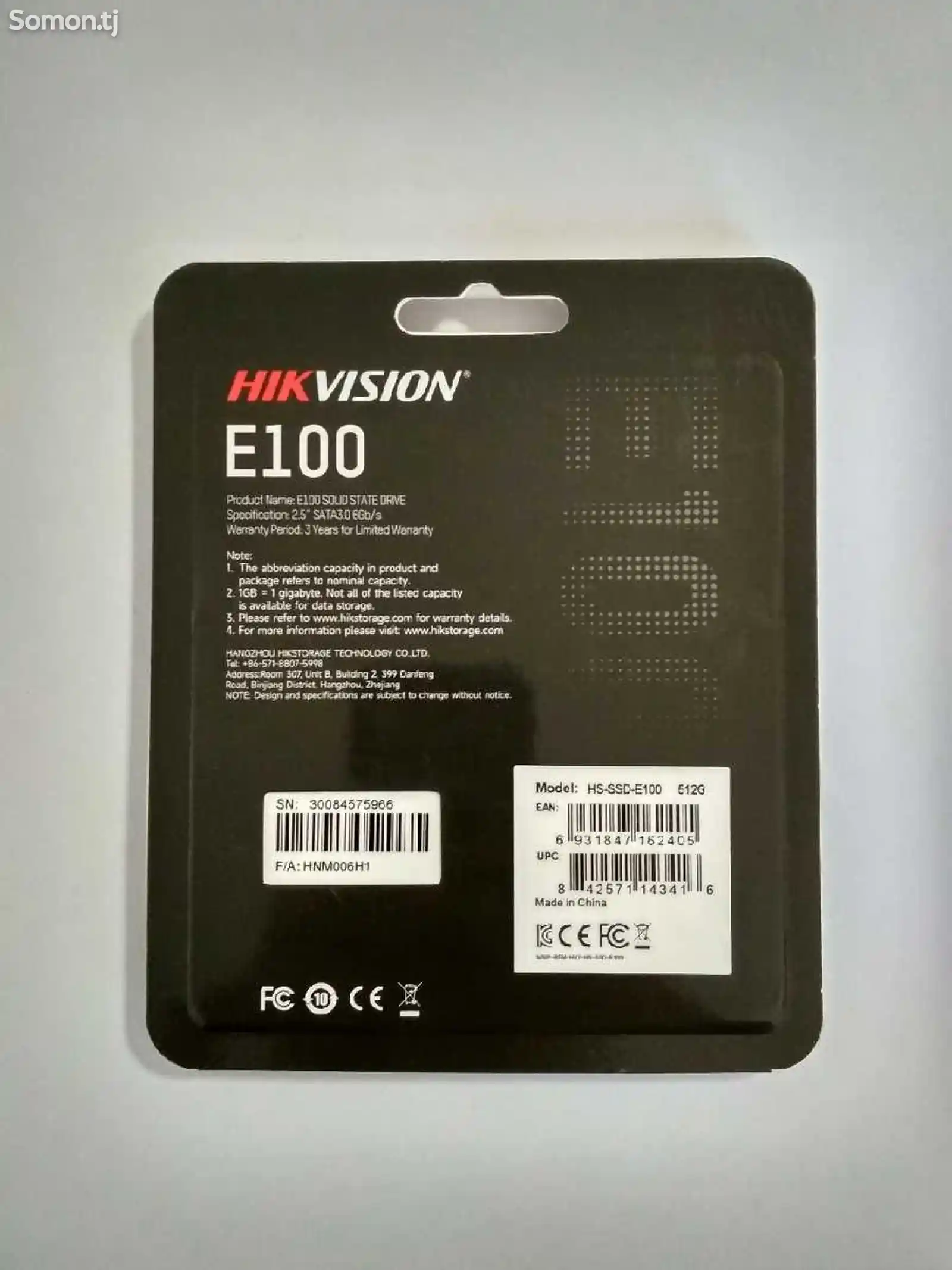 SSD накопитель Hikvision E100 512gb-3