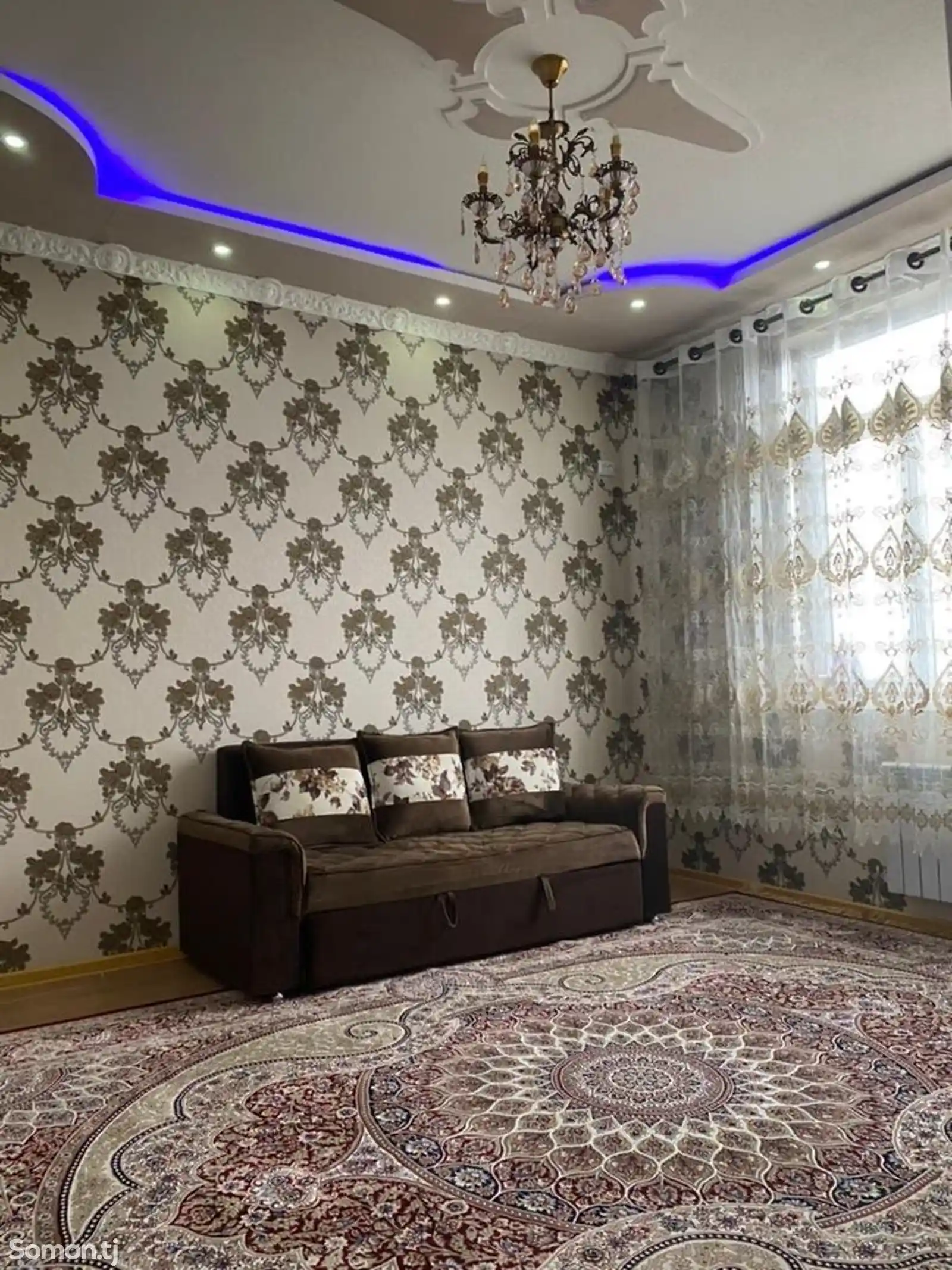 2-комн. квартира, 13 этаж, 55 м², И. Сомони-1