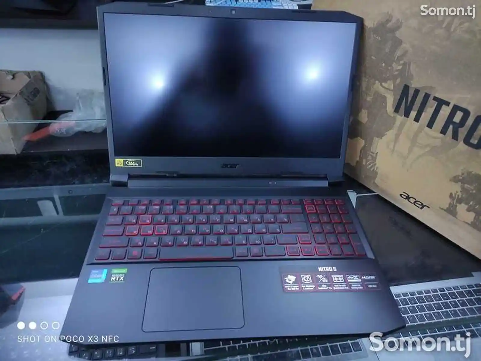 Игровой ноутбук Acer Nitro 5 AMD Ryzen 7 5800H / RTX 3060 6GB / 8GB / 256GB SSD-2
