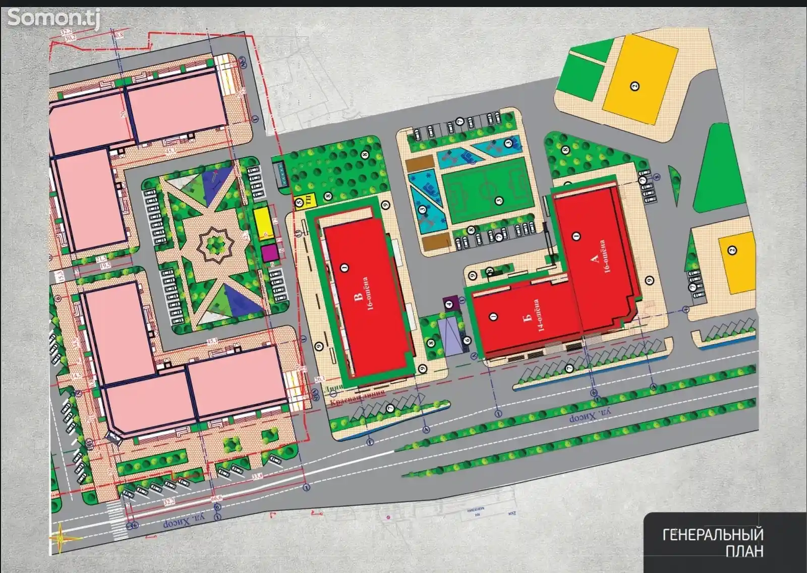 3-комн. квартира, 13 этаж, 119 м², Қазоқон 1-13