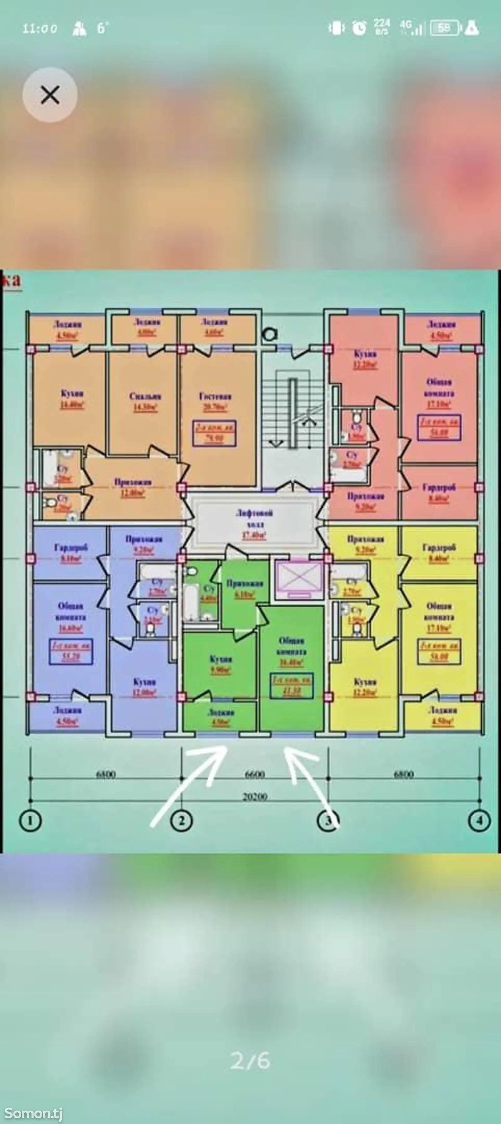 1-комн. квартира, 3 этаж, 41 м², Кучаи ГАИ-1