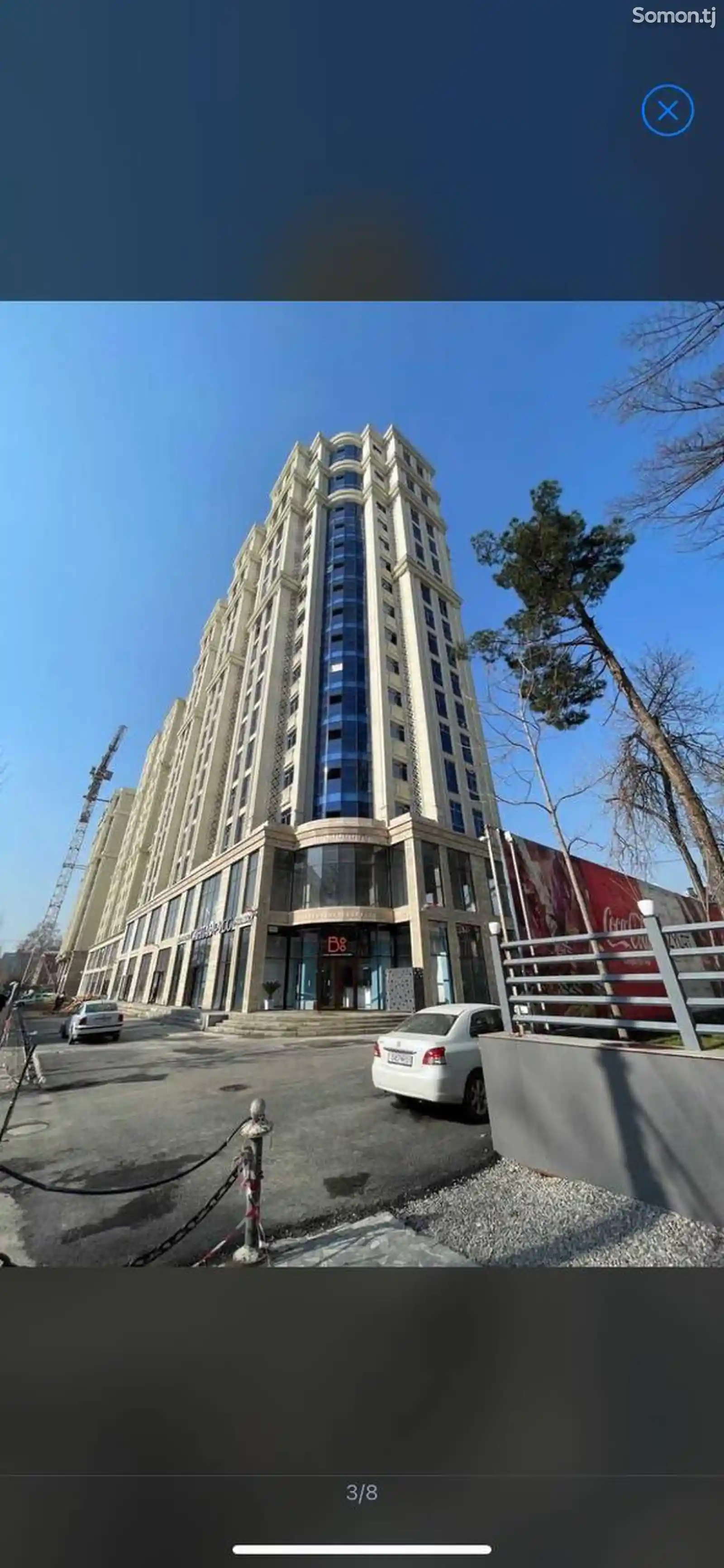 2-комн. квартира, 13 этаж, 81 м², Шохмансур-2