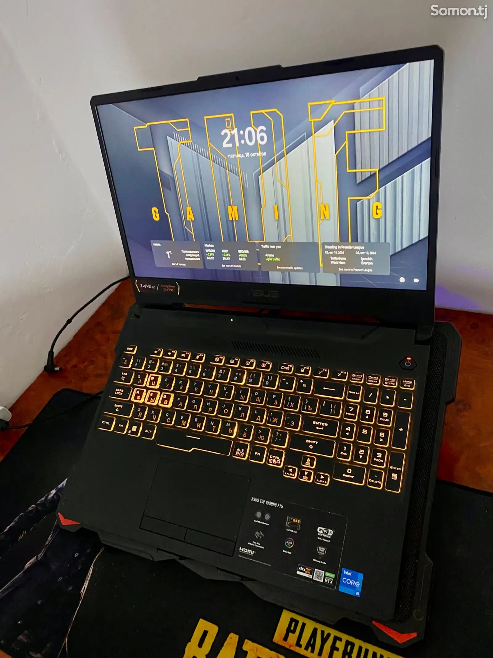 Ноутбук Asus Tuf Gaming F15 Core-i5/16Gb Ram/Rtx3060 6Gb/ 1Tb Ssd-4