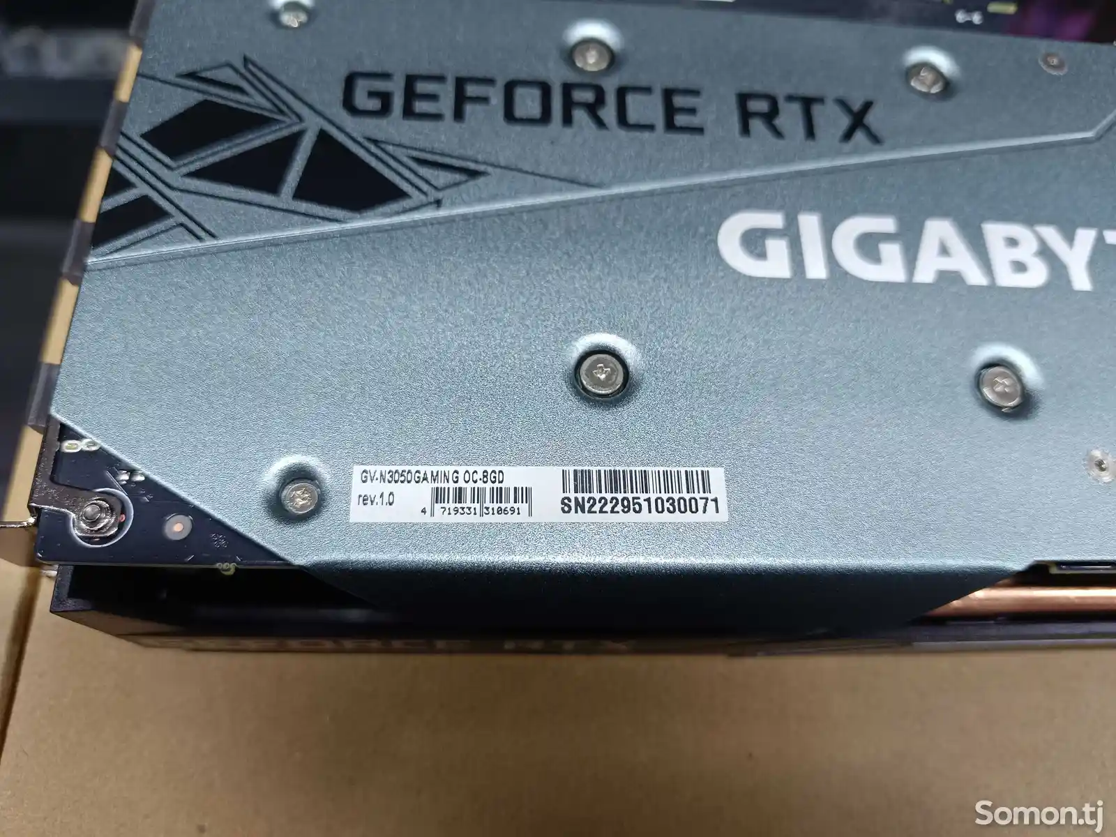 Видеокарта Gigabyte Gaming OC RTX 3050 8GB GDDR6-6