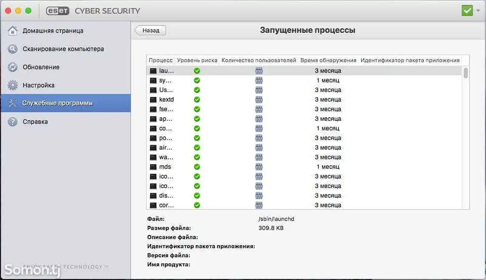 Антивирус Eset Nod32 Cyber Security macOS-2