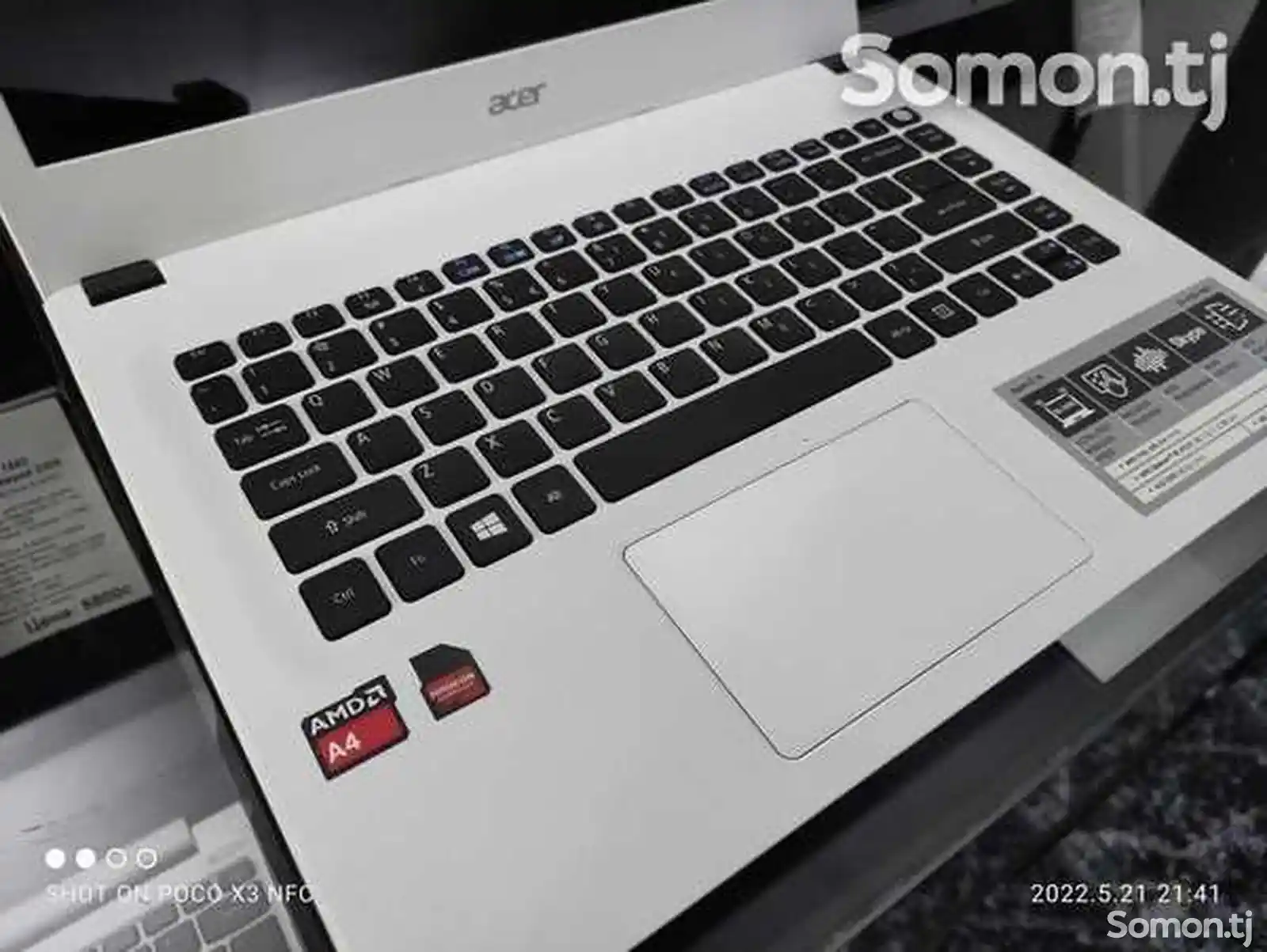 Ноутбук Acer White Aspire E5-422G AMD A4-7210 4GB/128GB-1