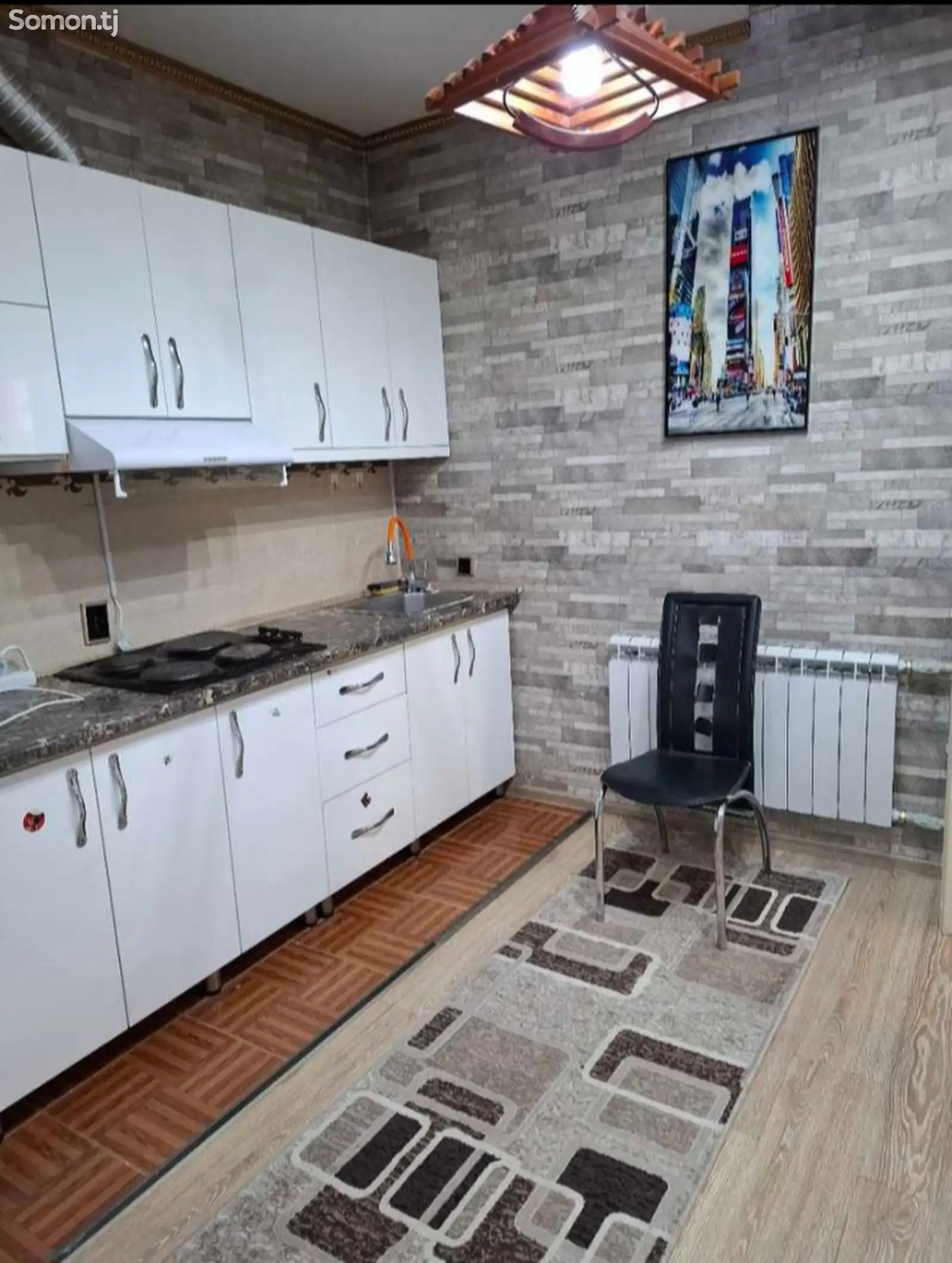 3-комн. квартира, 4 этаж, 70м², Сино-1