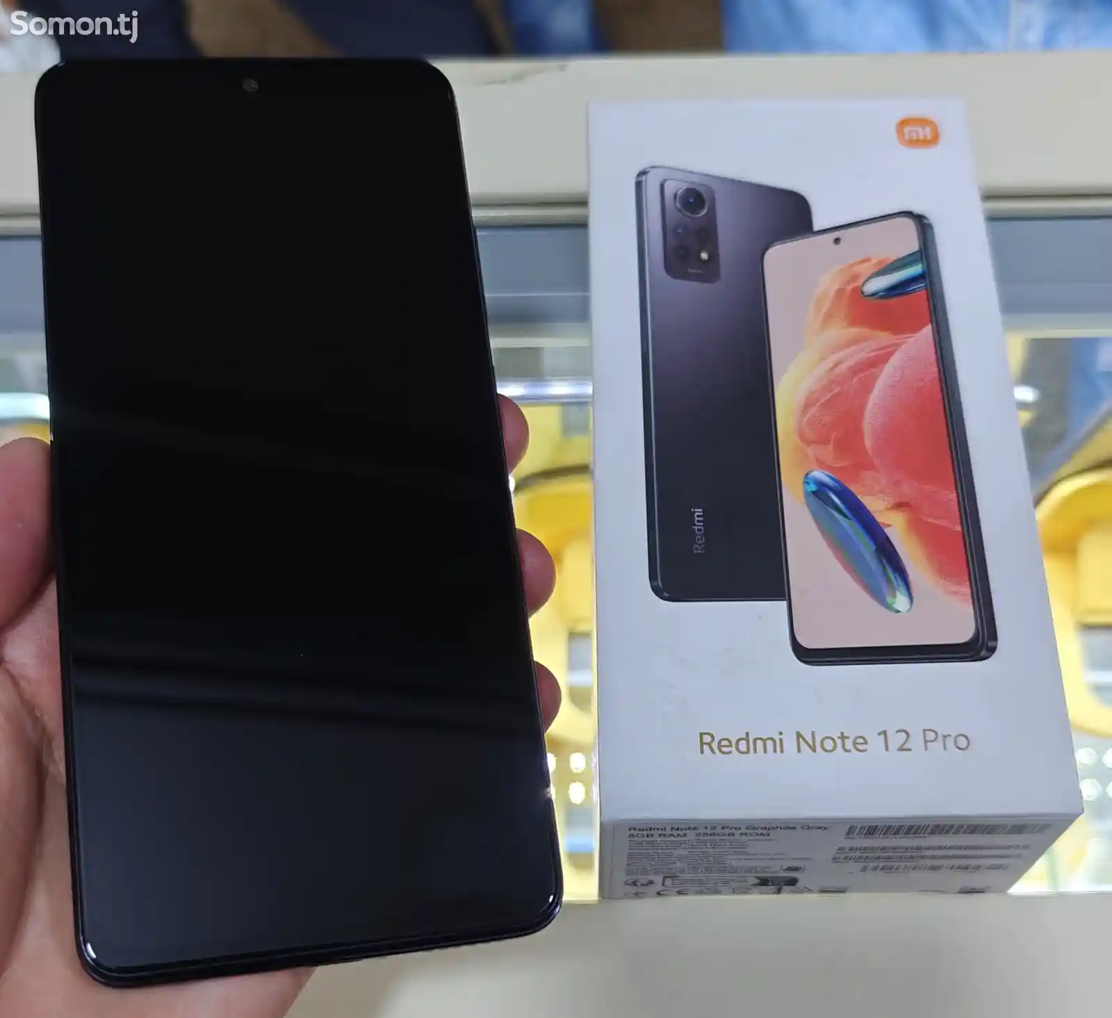Xiaomi Redmi Note 12 Pro, black duos 8/256Gb-4