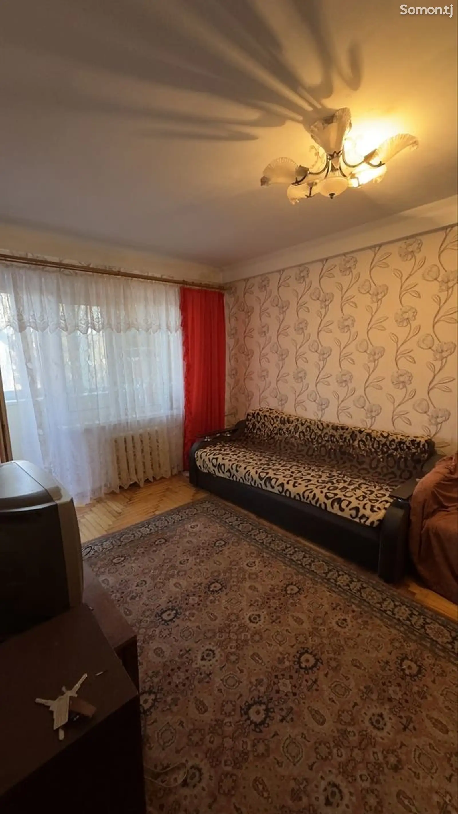 1-комн. квартира, 3 этаж, 44 м², Исмоили Сомони-1