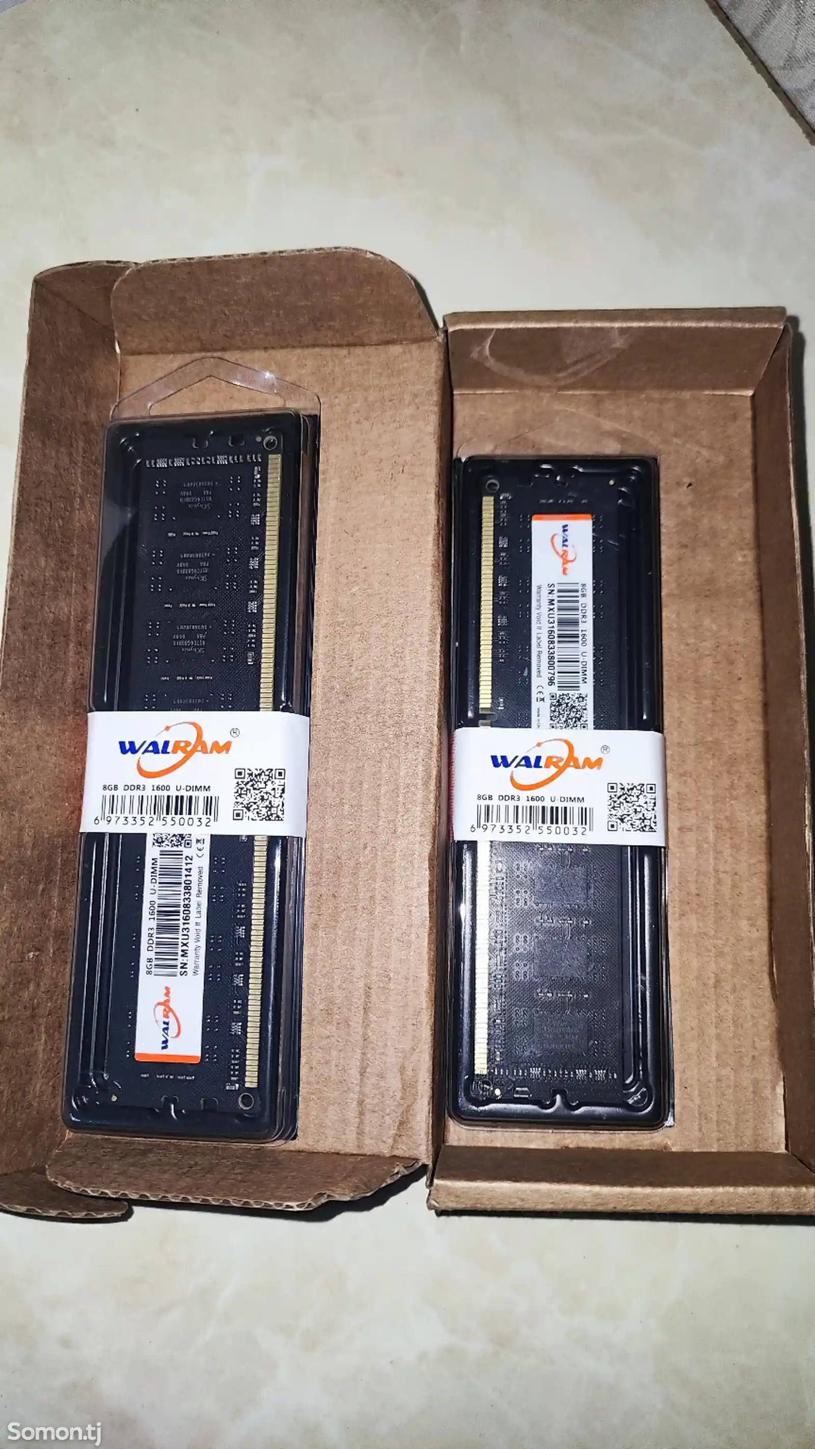 Оперативная память DDR3 16GB 1600 МГц 2x8Gb-1