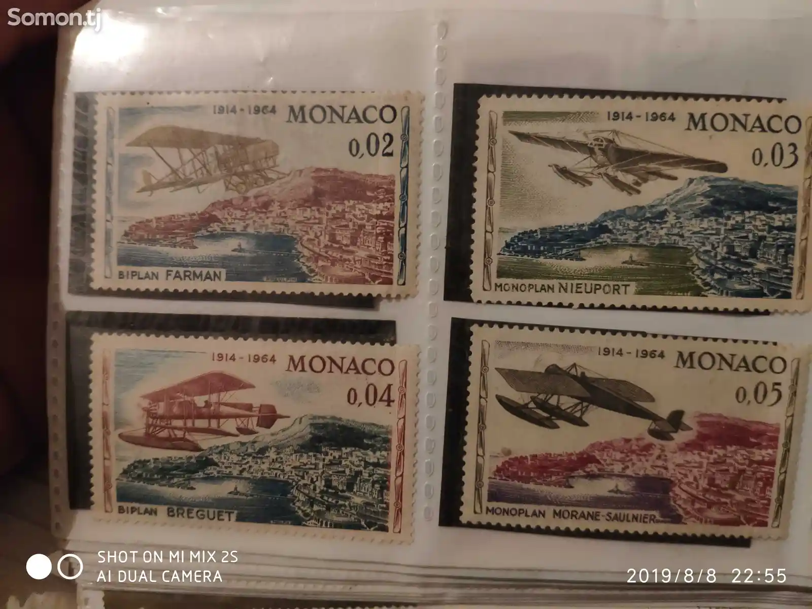 Почтовые марки Монако-1
