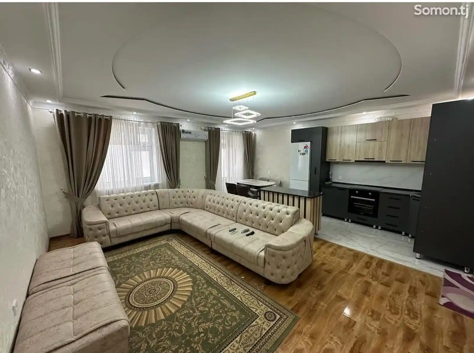 2-комн. квартира, 6 этаж, 78 м², Исмоили Сомони-1