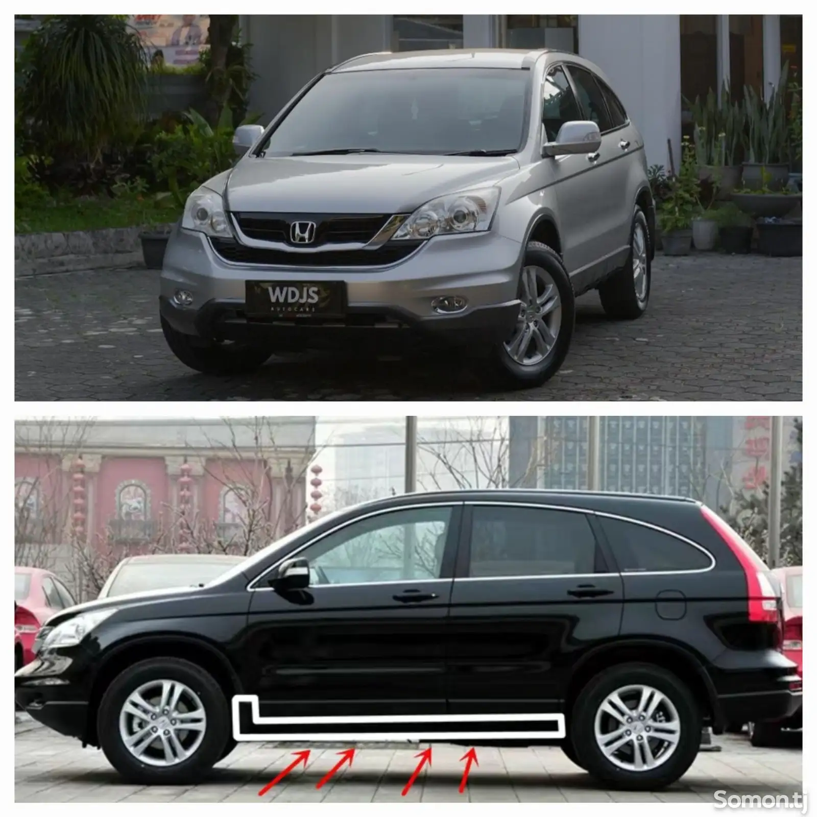 Молдинг порога для Honda CR-V crv-1