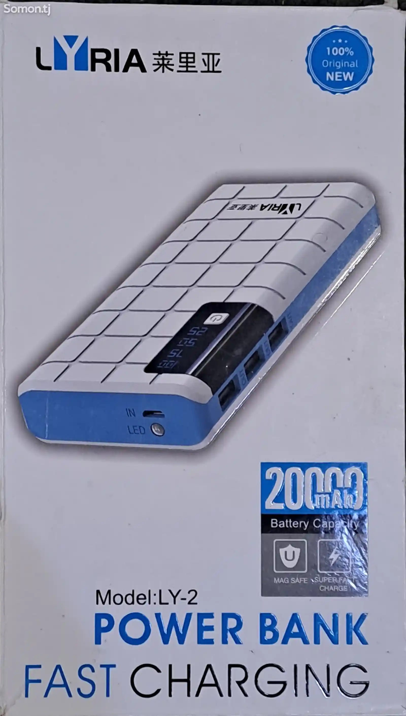 Внешний аккумулятор Power bank 20000mAh-1